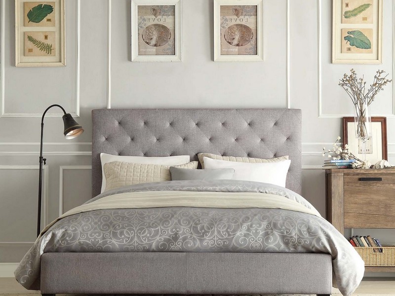 Tall Upholstered Headboards For Queen Beds