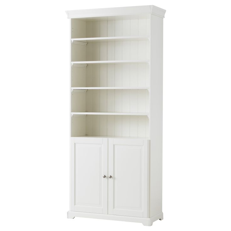 Tall White Bookcase