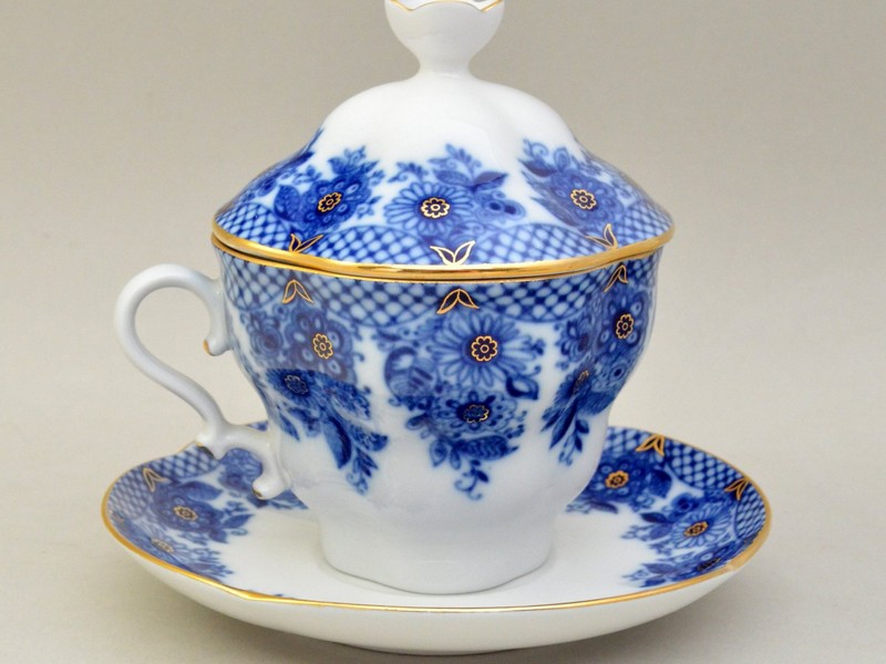 Tea Cups With Lids And Saucers