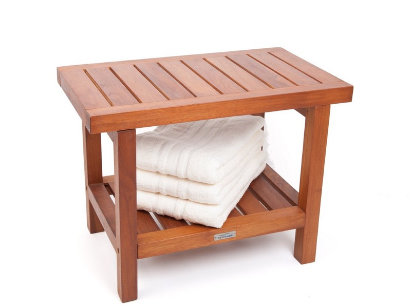 Teak Bathroom Bench Shower