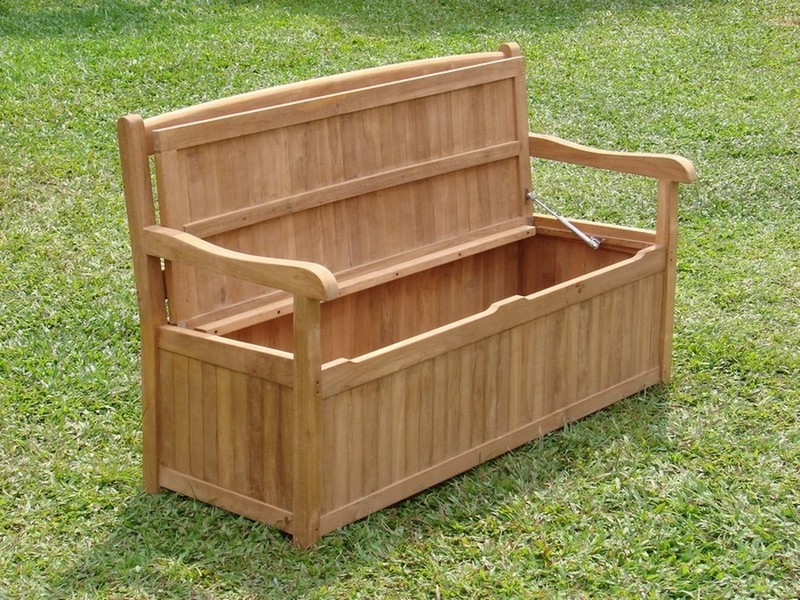 Teak Storage Bench