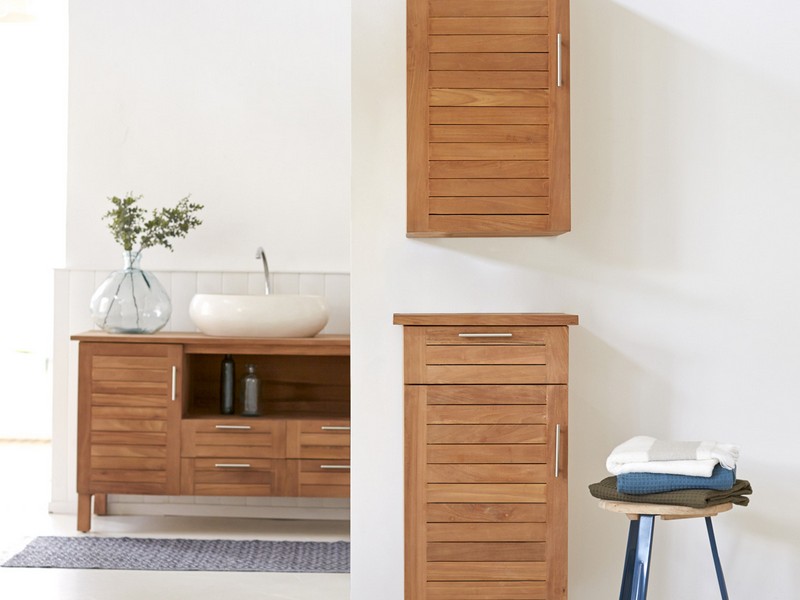 Teak Wood Bathroom Accessories