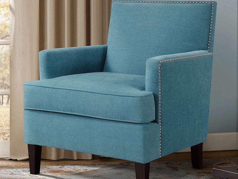 Teal Blue Accent Chair
