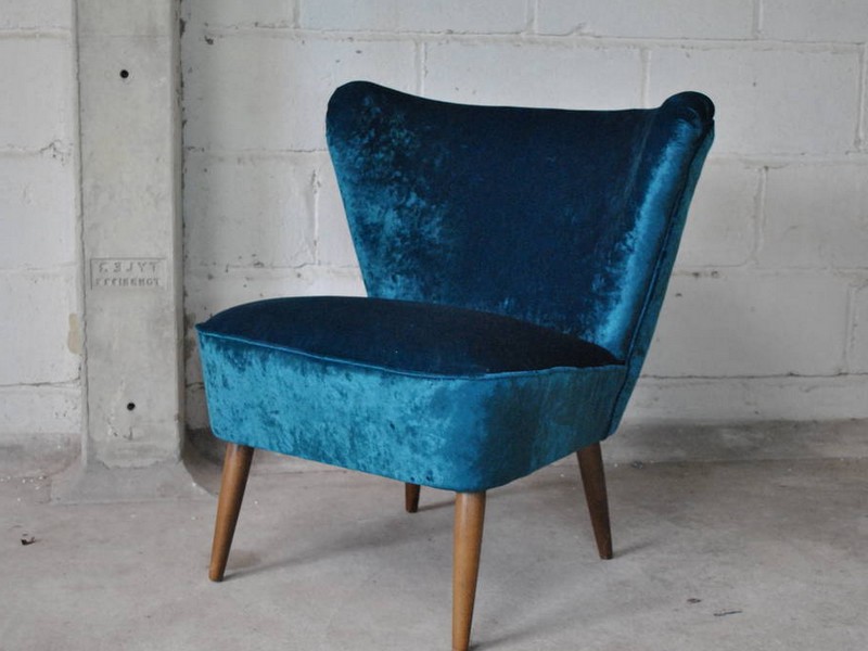 Teal Velvet Chair