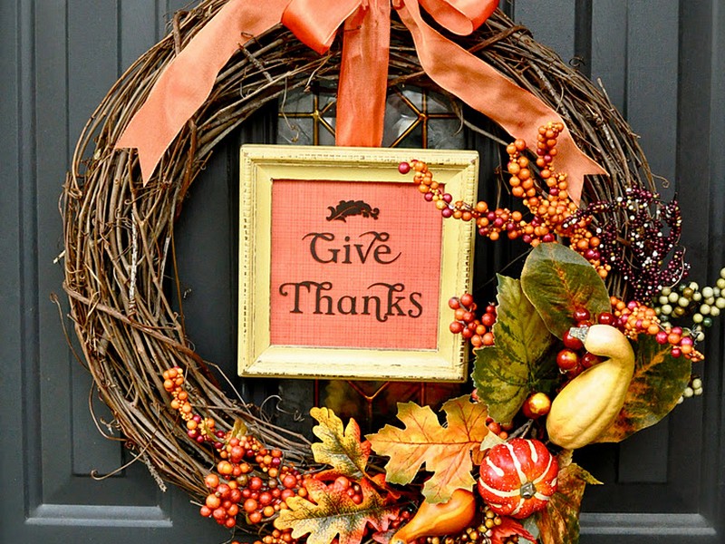 Thanksgiving Wreath Ideas