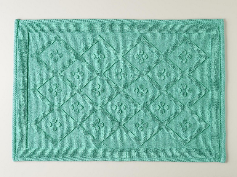 Tiffany Blue Bathroom Rug