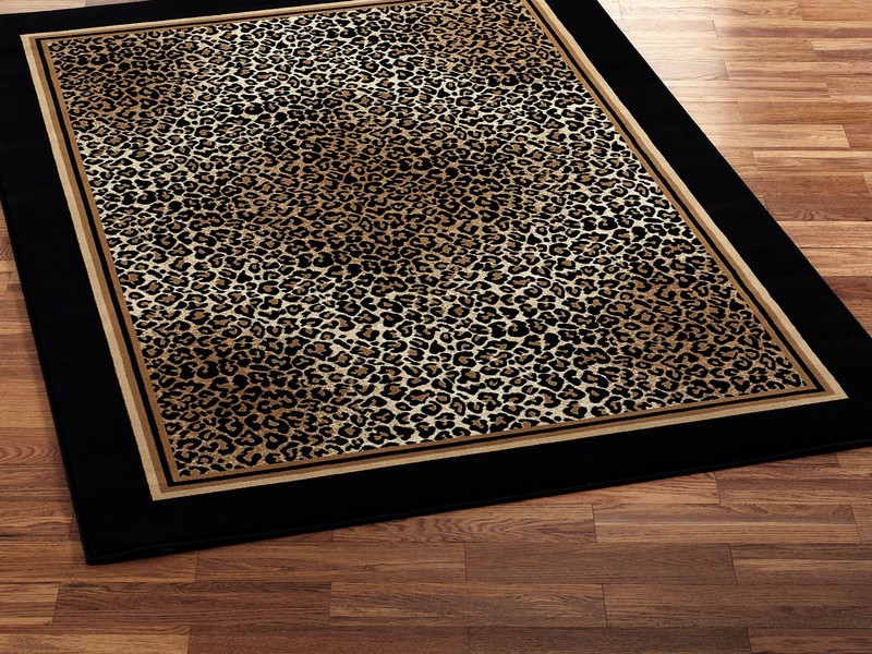 Tiger Print Area Rugs