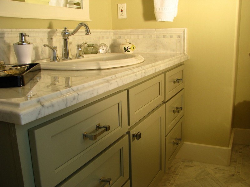 Tiled Bathroom Vanity Tops