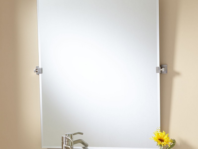 Tilting Bathroom Mirror Chrome