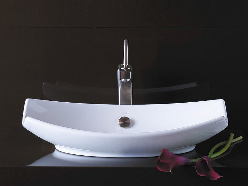 Top Mounted Square Bathroom Sink