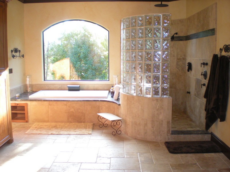 Travertine Tile Bathroom Images