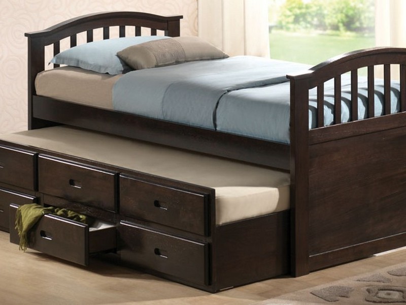 Trundle Twin Bed With Drawers