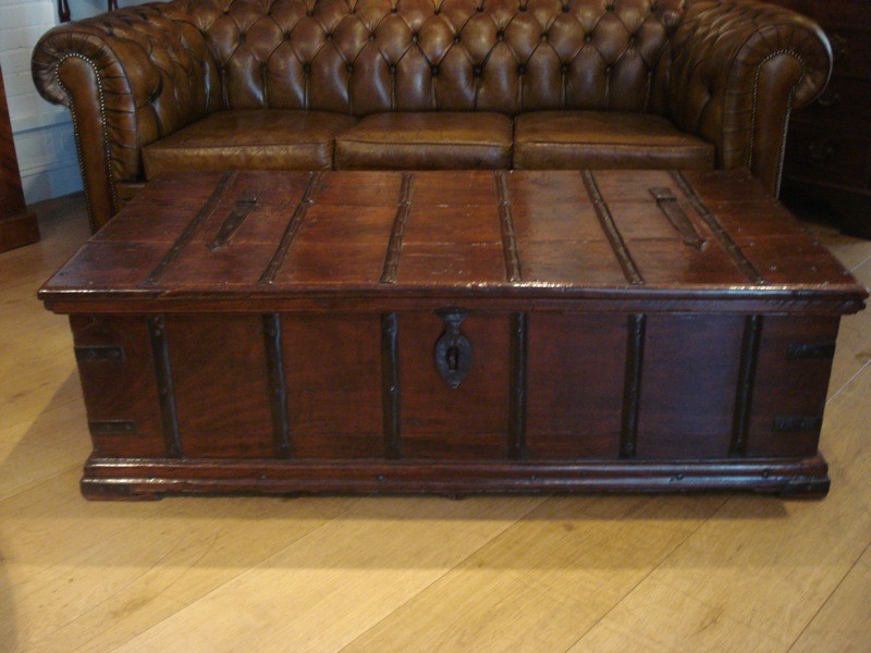 Trunk Used As Coffee Table