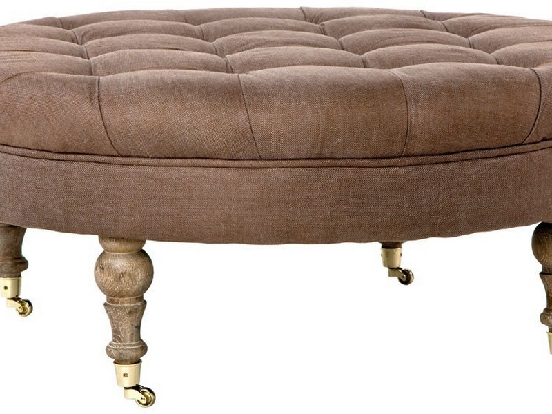 Tufted Round Ottoman