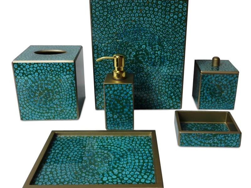 Turquoise Bathroom Accessories Sets