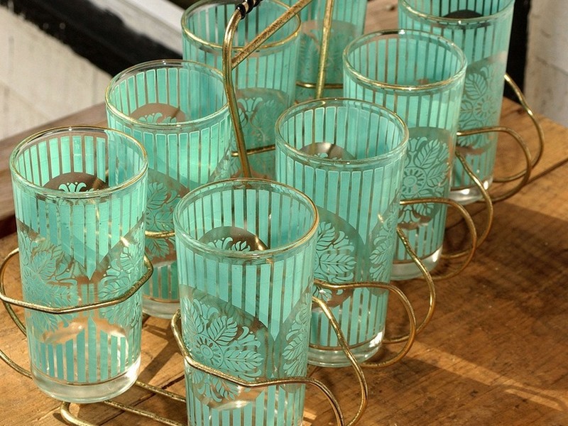 Turquoise Drinking Glasses