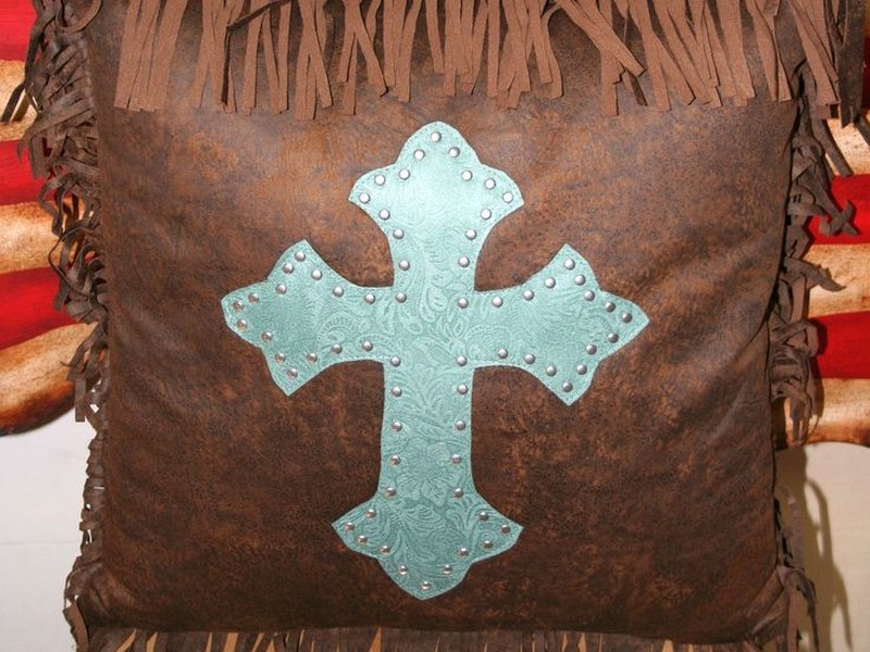 Turquoise Western Throw Pillows