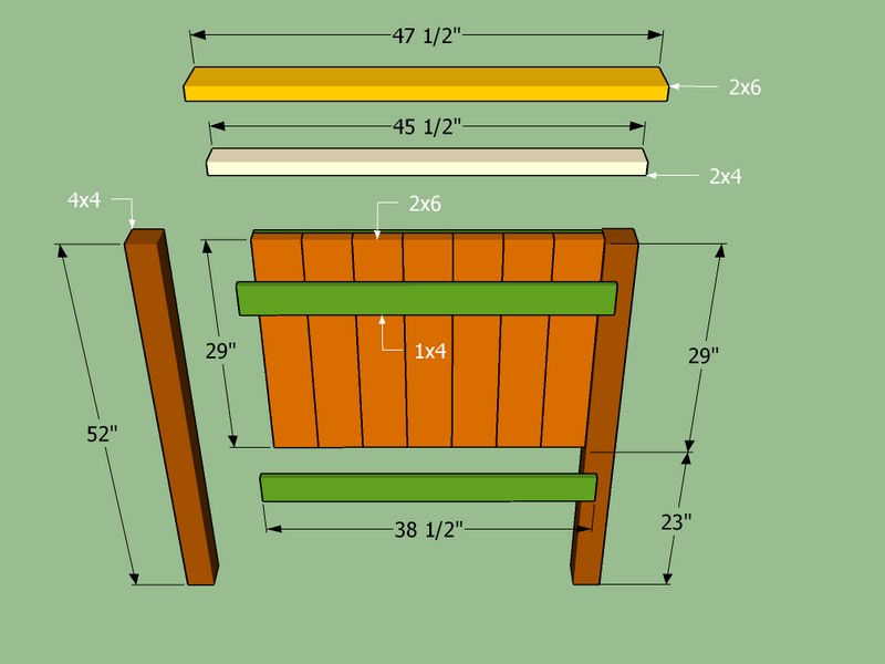 Twin Bed Headboard Plans Copy