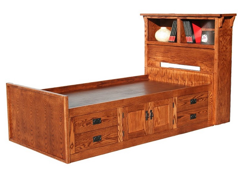Twin Bed With Headboard And Drawers