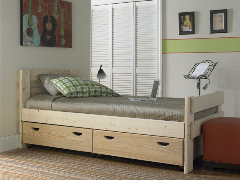 Twin Beds With Drawers Underneath