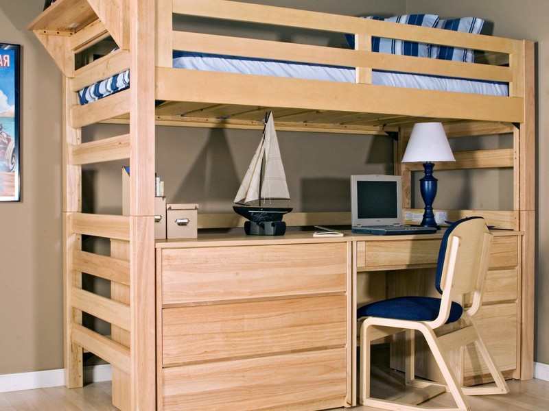 Twin Bunk Bed With Drawers