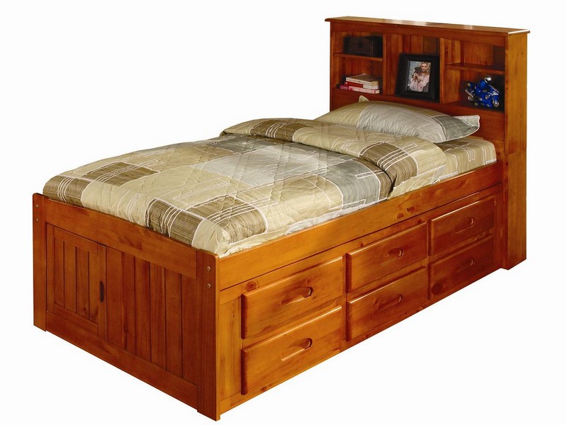 Twin Captain Bed With Storage