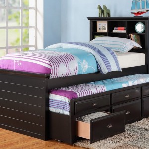 Twin Captains Bed With Trundle