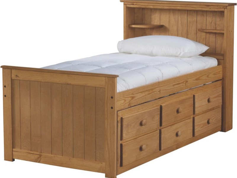 Twin Size Captain Bed