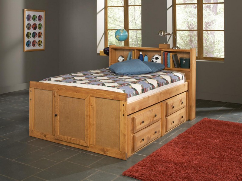 Twin Size Captains Bed