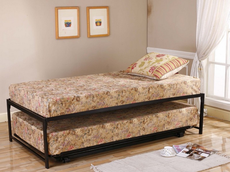 Twin Size Trundle Bed With Storage