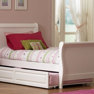 Twin Sleigh Bed With Trundle