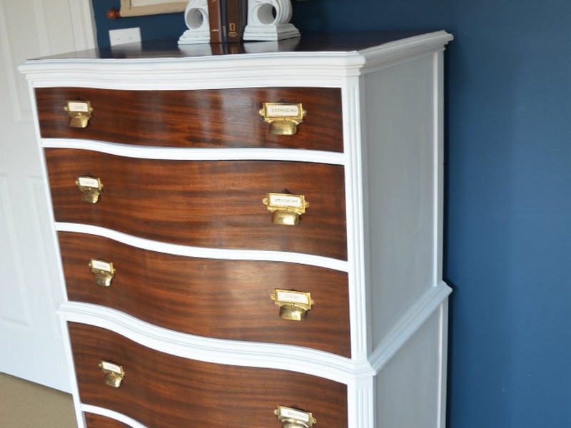 Two Toned Wood Dresser