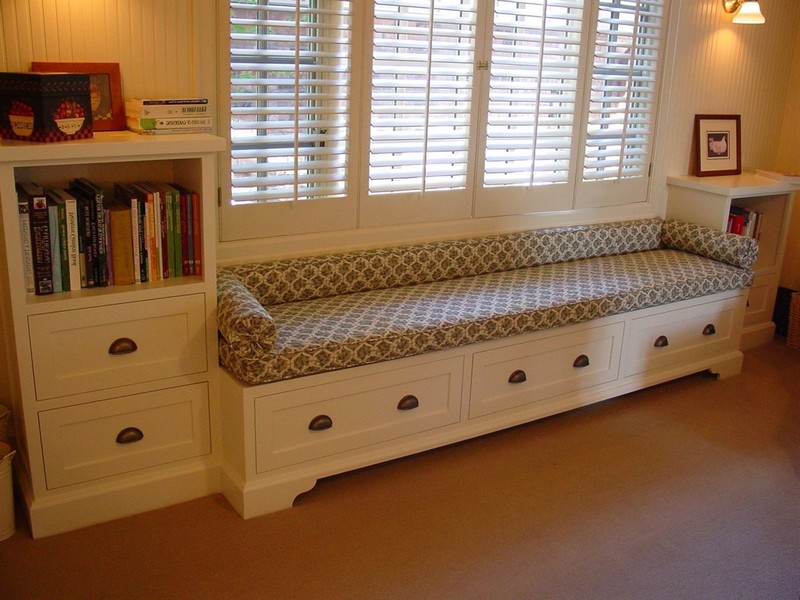 Under Window Bench Seat Storage