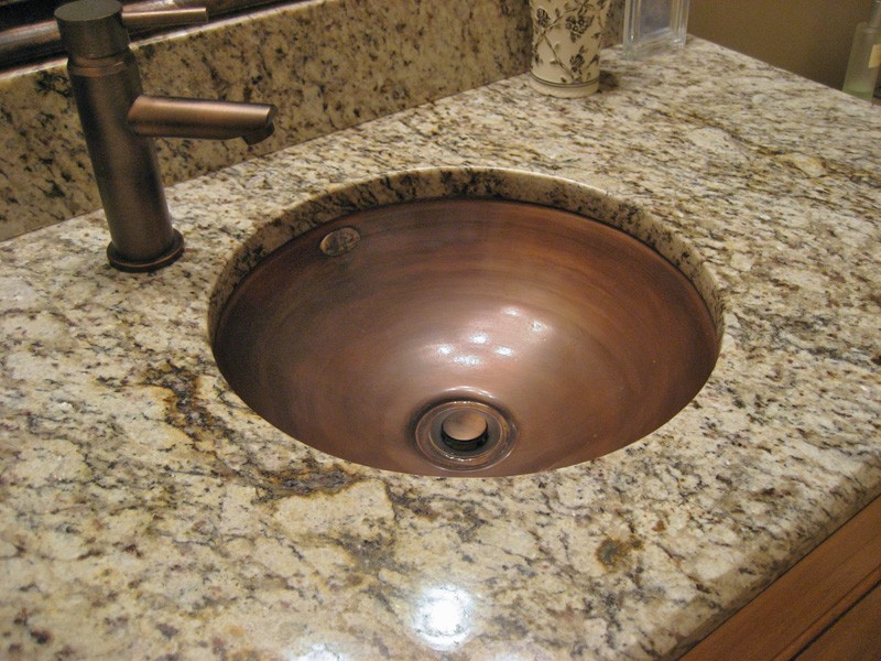 Undermount Copper Bathroom Sink