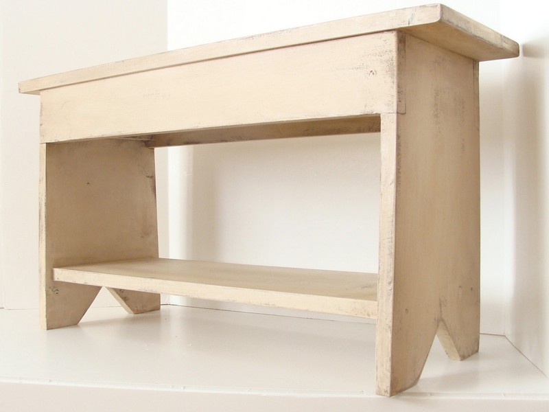 Unfinished Storage Bench Seat