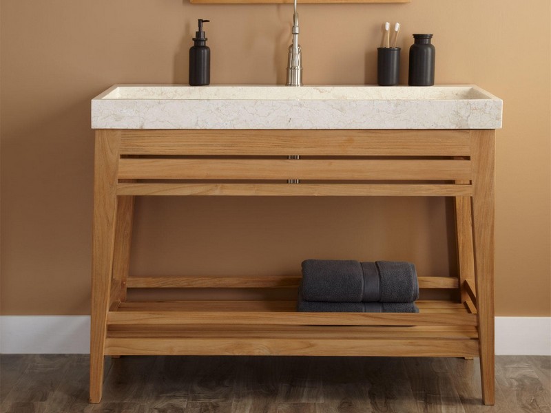 Unfinished Wood Bathroom Vanity