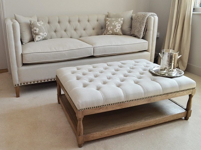 Upholstered Ottoman Coffee Tables