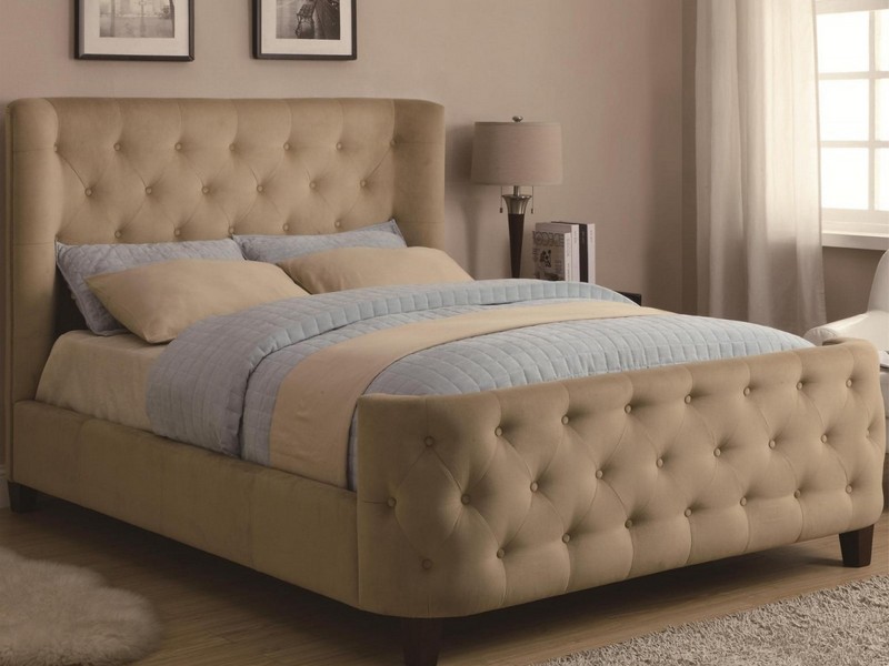 Upholstered Platform Bed Full