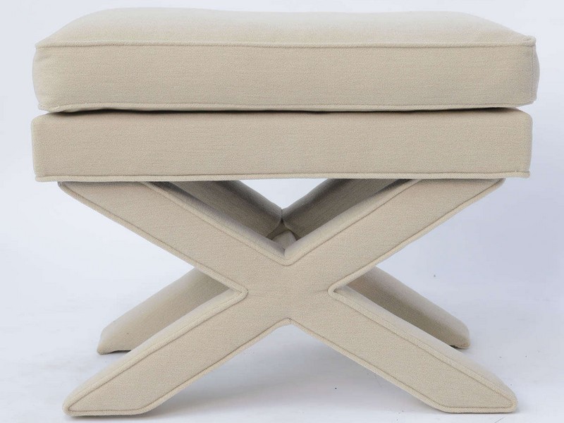 Upholstered X Bench