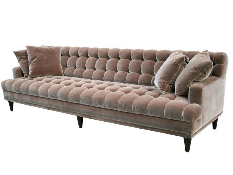 Velvet Tufted Couch