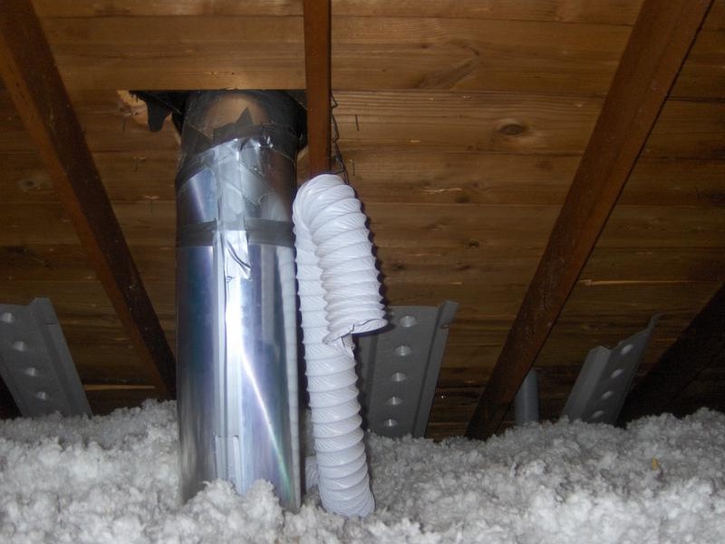 Venting A Bathroom Exhaust Fan Through The Roof