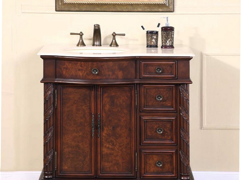 Victorian Bathroom Vanity Cabinet