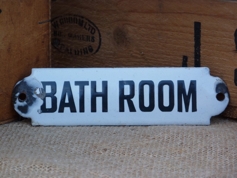 Vintage Bathroom Signs For Home