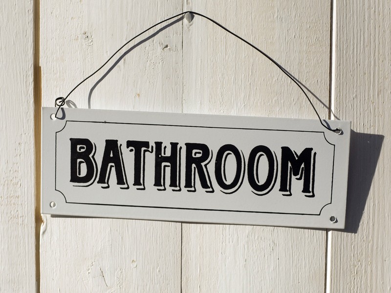 Vintage Bathroom Signs Metal