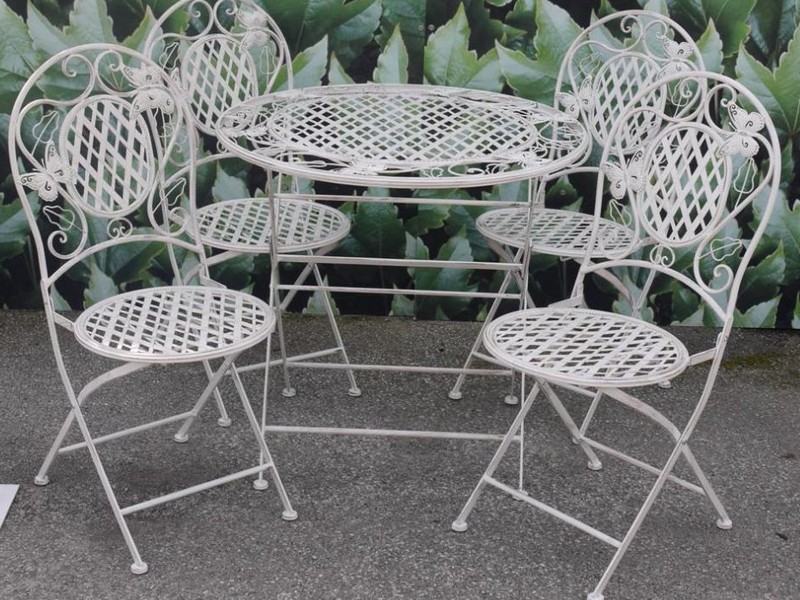 Vintage Wrought Iron Chairs