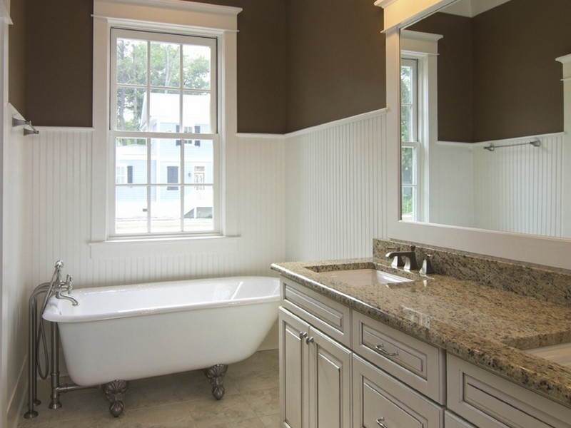 Wainscoting Bathroom Floor To Ceiling