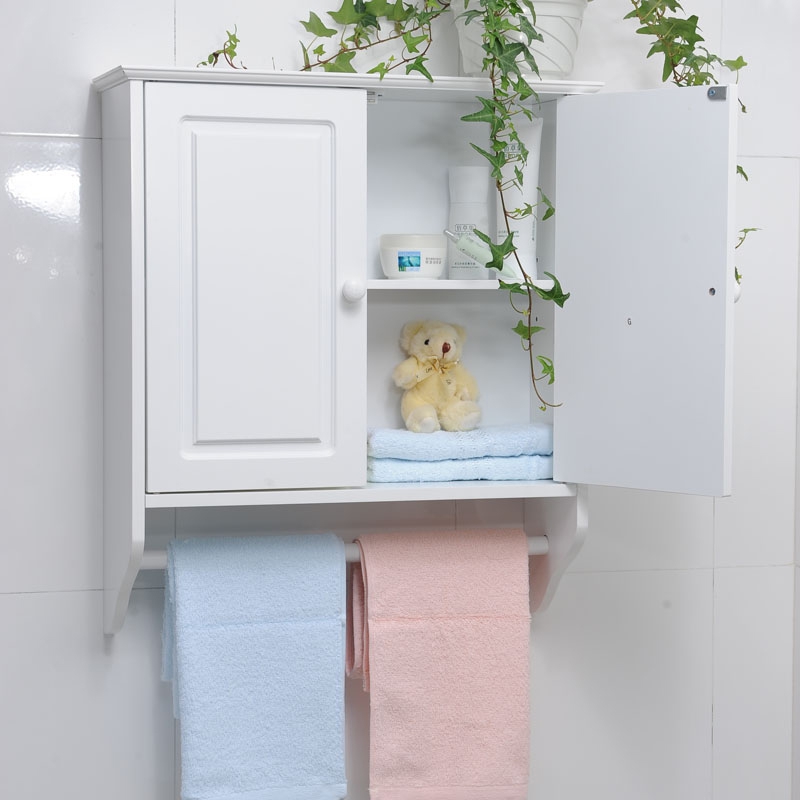 Wall Cabinet With Towel Bar