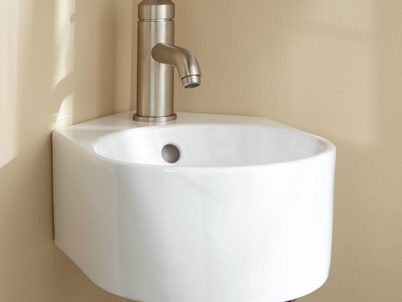 Wall Mount Bathroom Sink With Backsplash