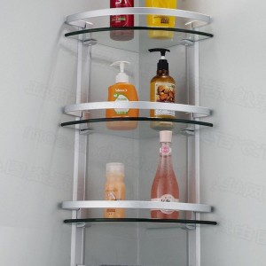 Wall Mounted Bathroom Corner Shelf Unit