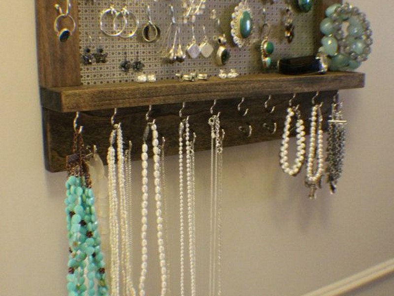 Wall Mounted Jewelry Storage